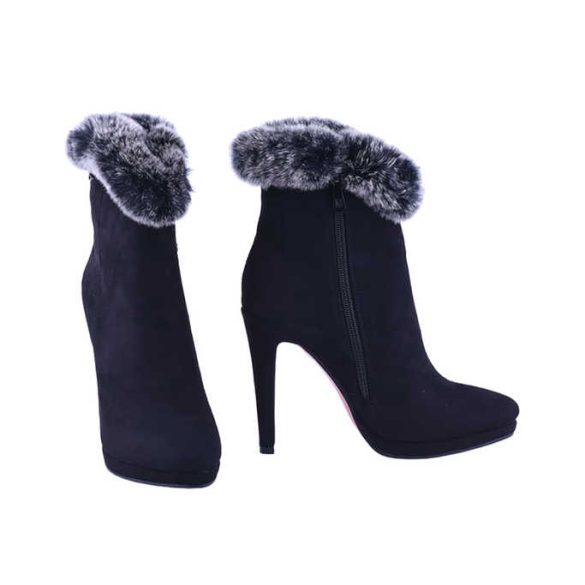 Graf n Berg női bokacsizma - WL133-S357 Black