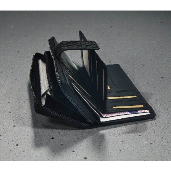 Pénztárcák női pénztárca - p1217-feketefon