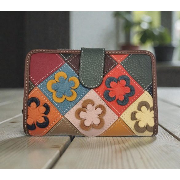 Pénztárcák női pénztárca - p609-virag1