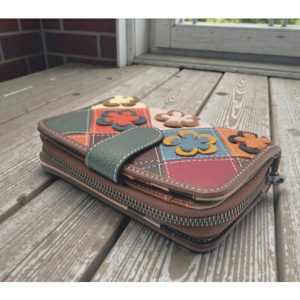 Pénztárcák női pénztárca - p609-virag1