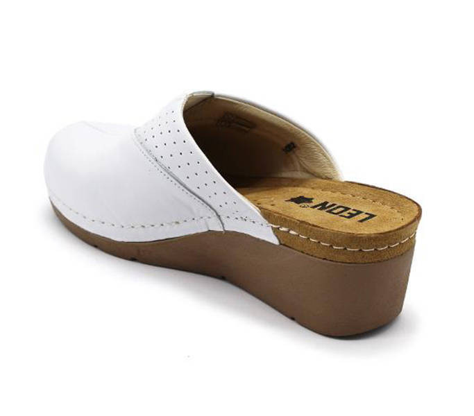 Leon Comfort női papucs - 1002 Feher