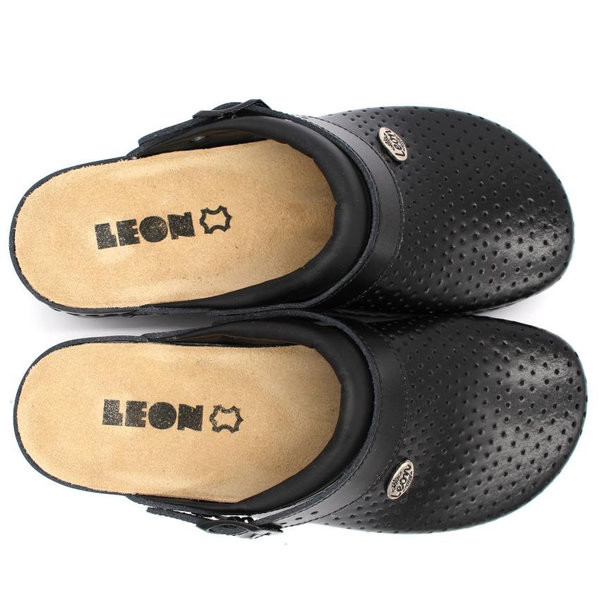 Leon Comfort női papucs - 2023 fekete
