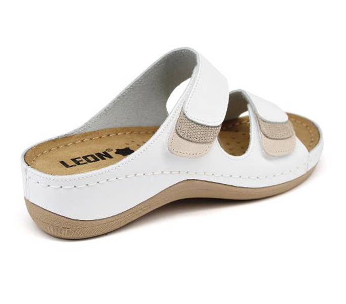 Leon Comfort női papucs - 904 Feher
