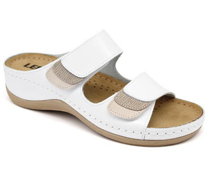 Leon Comfort női papucs - 904 Feher