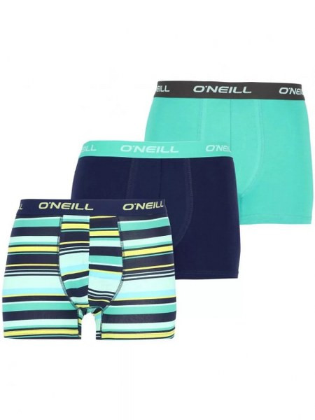 Oneill Men boxer ONeill striped & plain 3-pack Férfi fehérnemű - SM-900473-7000